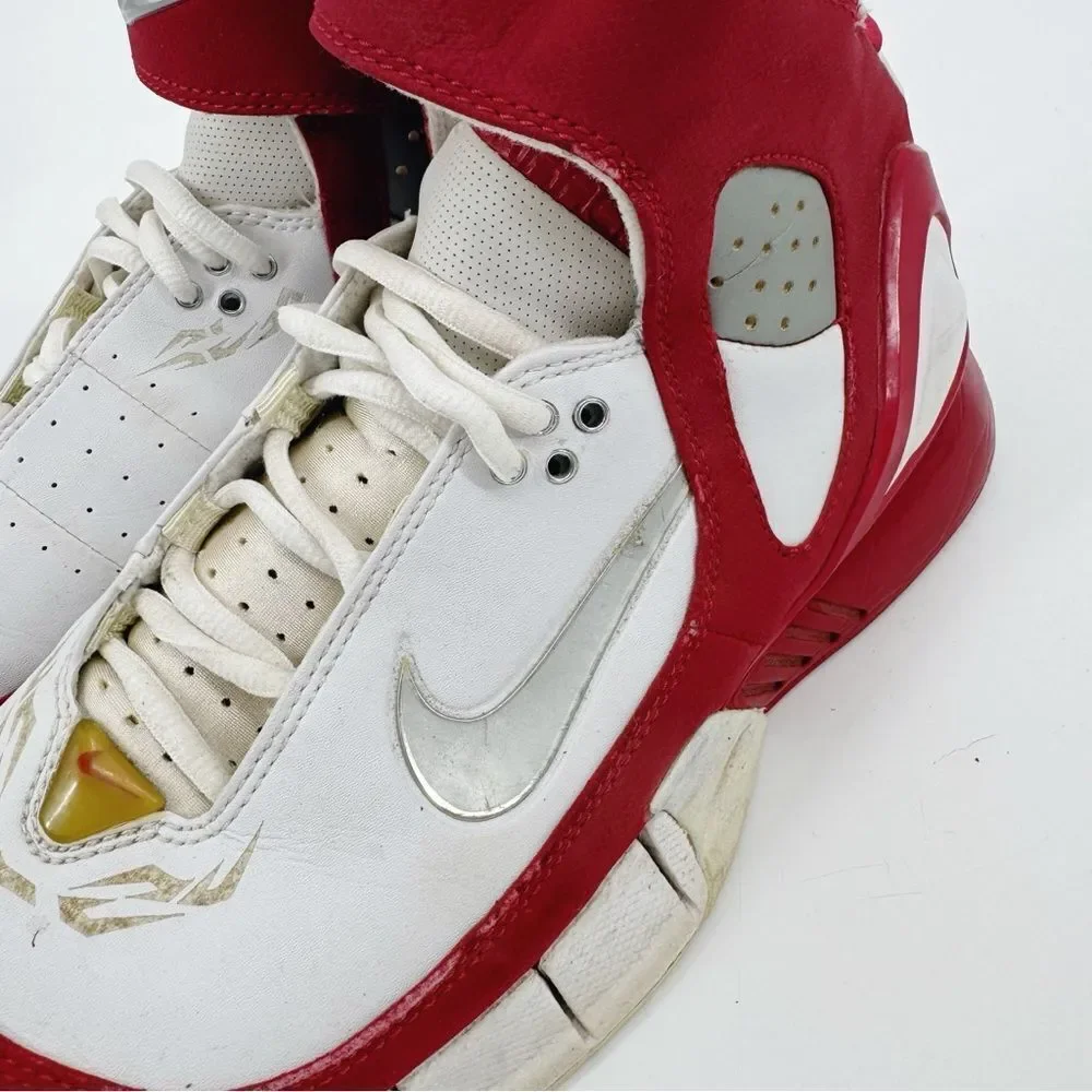 Nike Huarache 2k5 Kobe Basketball White/Red 8.5‎